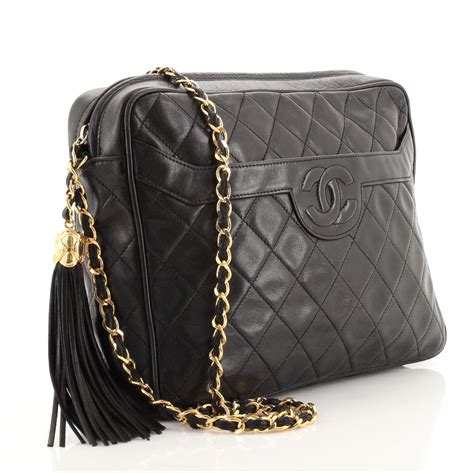 chanel vintage tassel camera bag.